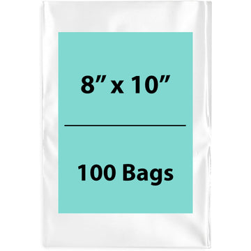 Clear Poly Bags Flat 1.5 Mil Size: 8 inch (width) X 10 inch (height)